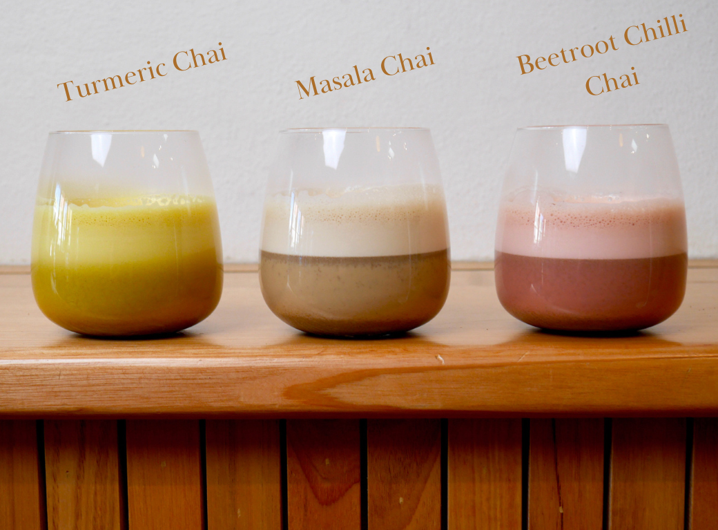 Chai Sample Trio Box - Sticky Chai Masala, Turmeric & Beetroot/Chilli